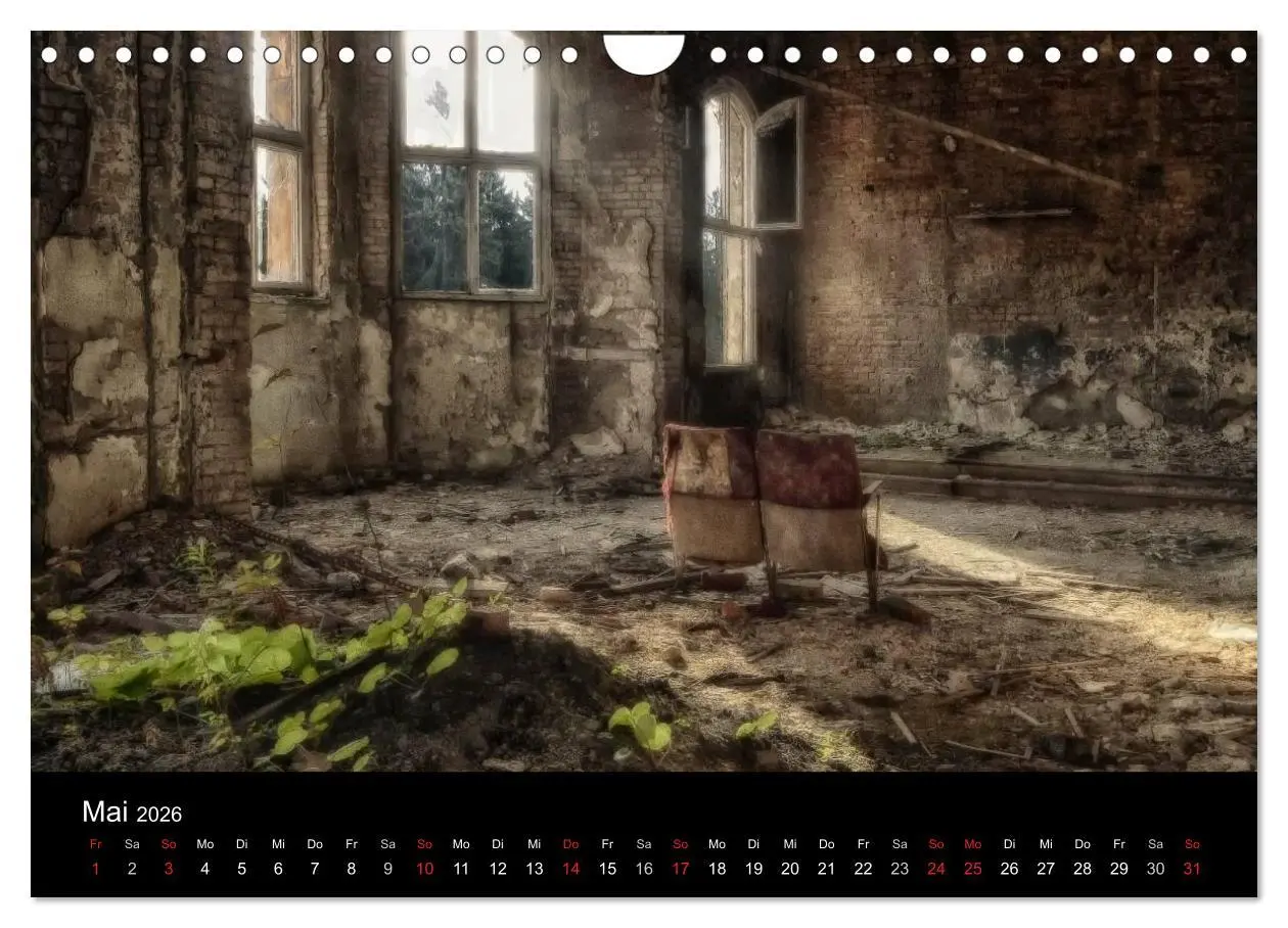 Bild: 9783516100976 | Lost Places - Verlassene Orte (Wandkalender 2026 DIN A4 quer),...