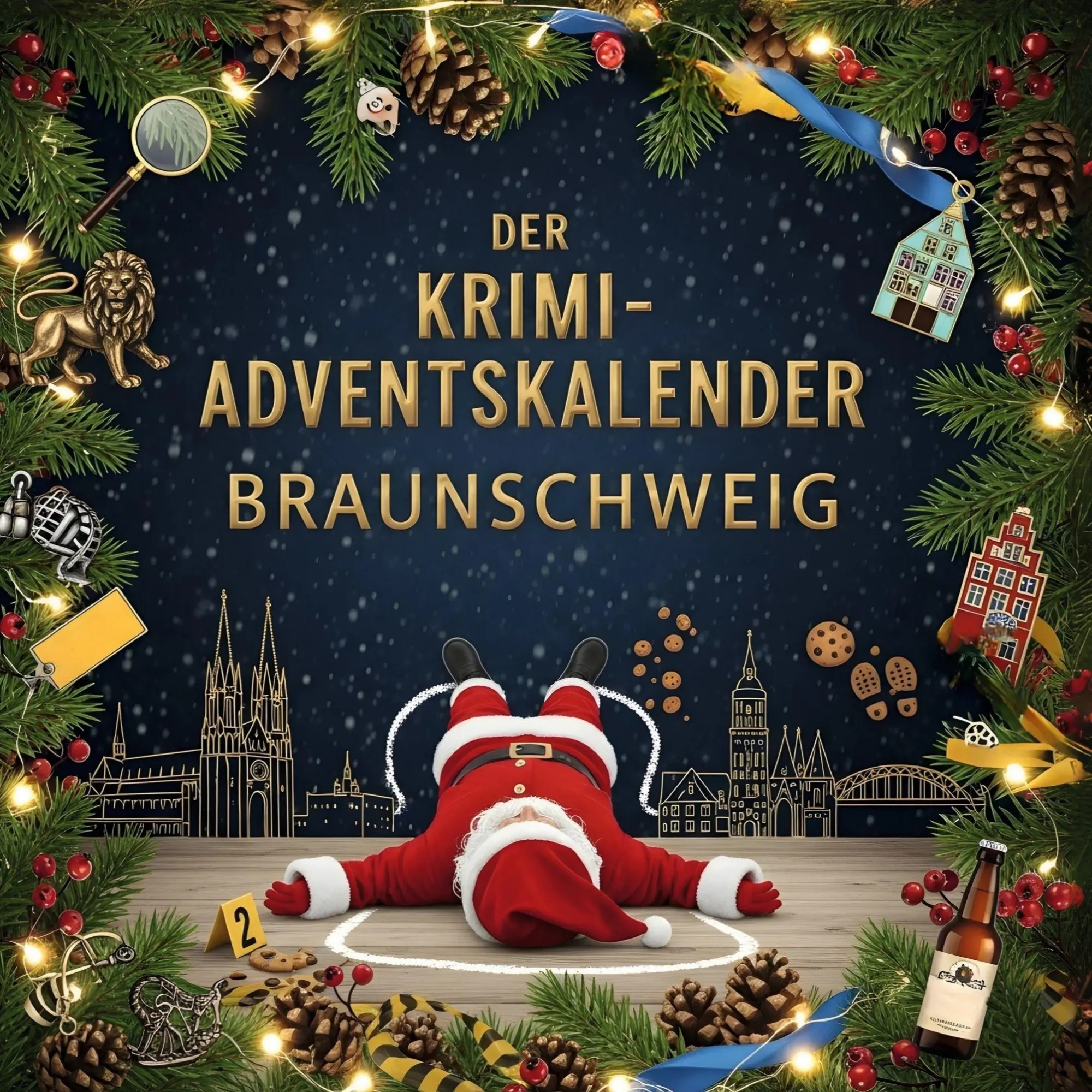 Cover: 9783695300976 | Der Krimi-Adventskalender Braunschweig | Mordsverdächtig in 24 Akten