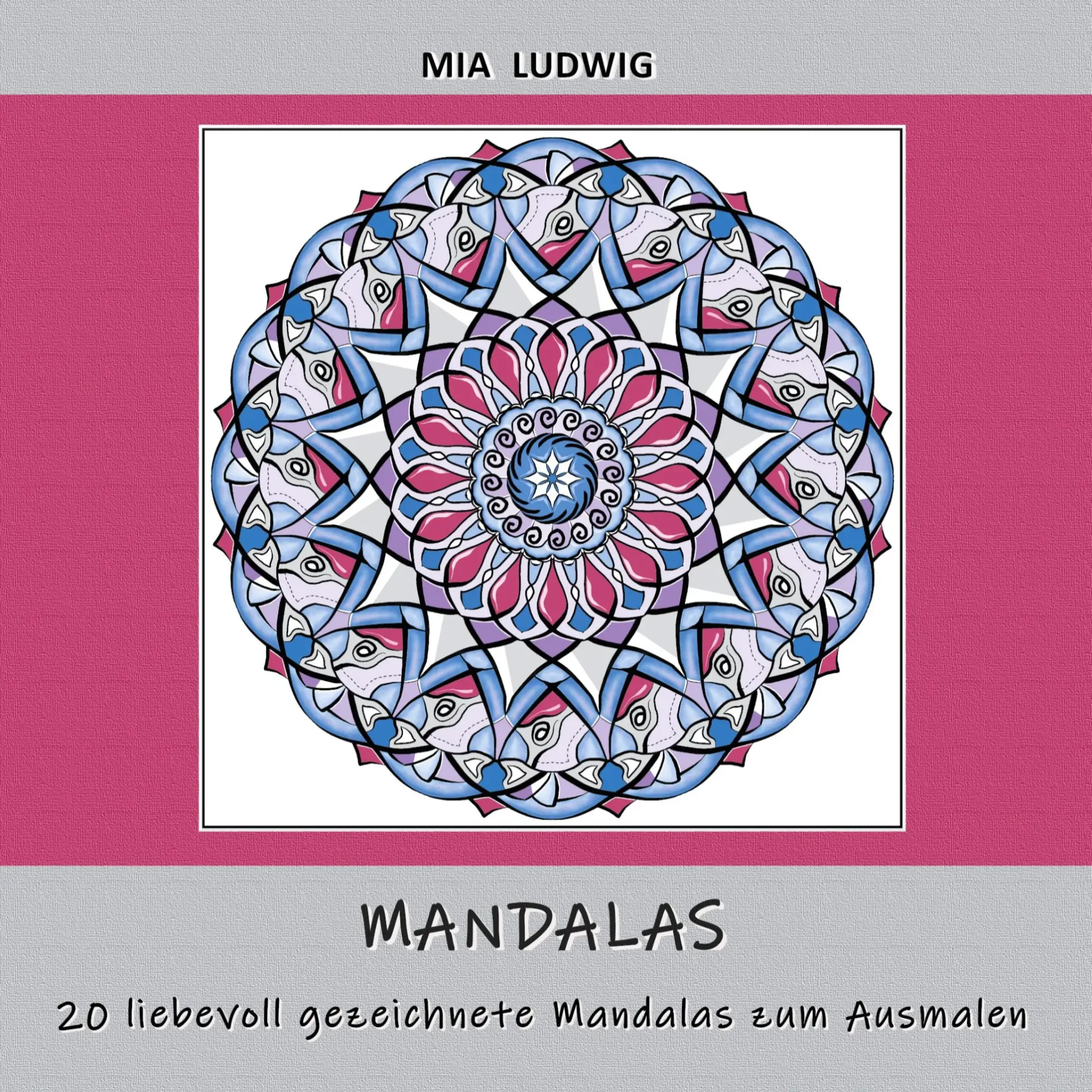 Cover: 9783751970976 | Mandalas | 20 liebevoll gezeichnete Mandalas zum Ausmalen | Mia Ludwig