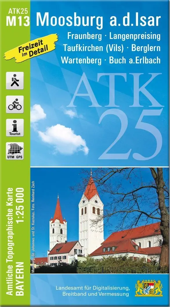 Cover: 9783987760976 | ATK25-M13 Moosburg a.d.Isar (Amtliche Topographische Karte 1:25000)
