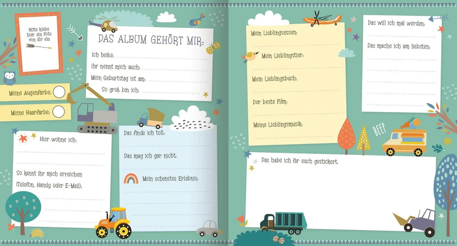 Bild: 4014489131076 | Alle meine Freunde - Fahrzeuge Mit über 300 Stickern | Buch | 64 S.