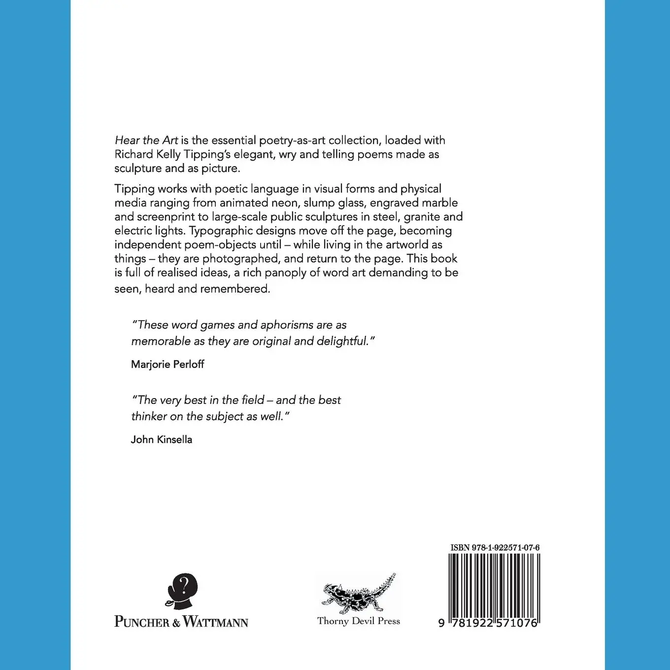 Rückseite: 9781922571076 | Hear the Art | Richard Tipping | Taschenbuch | Englisch | 2022