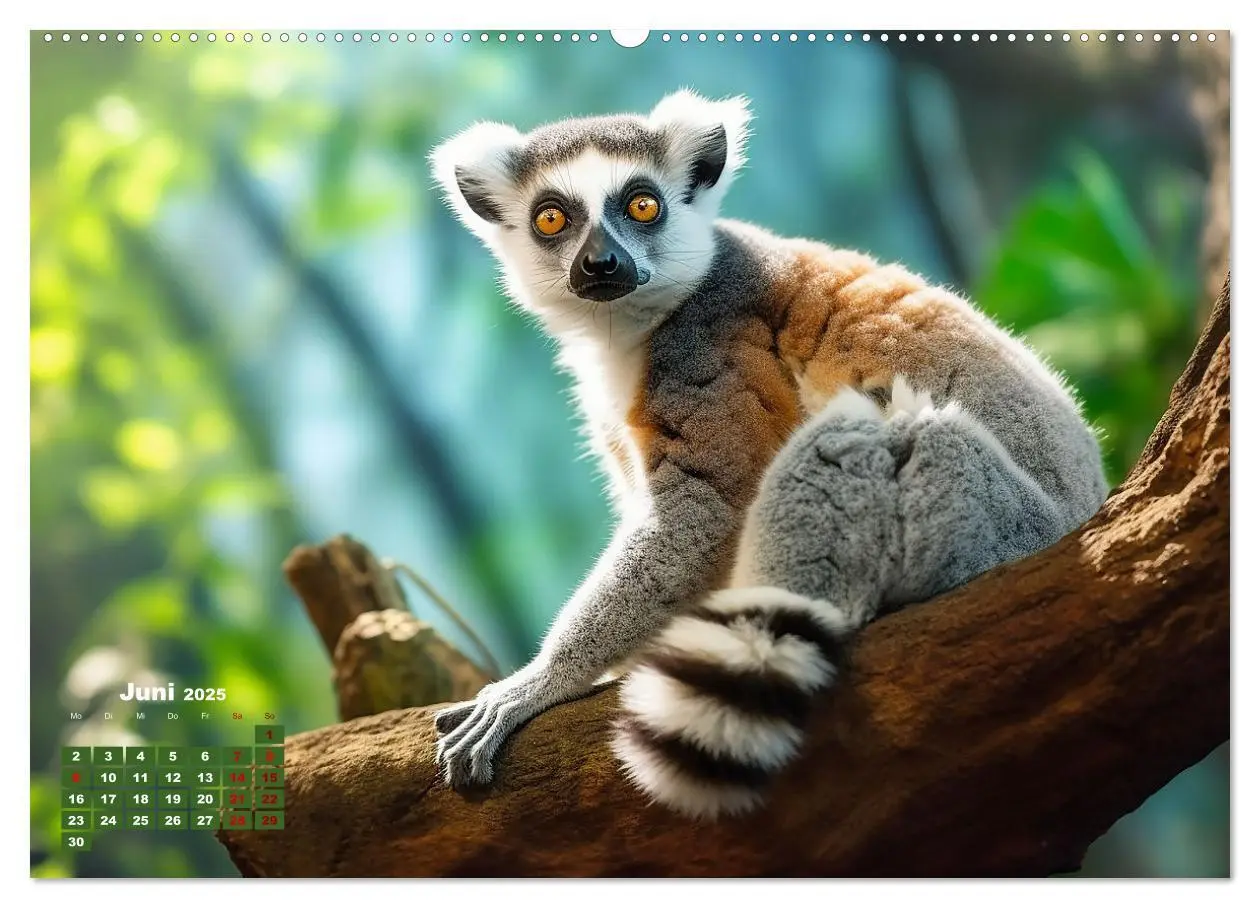 Bild: 9783383891076 | Quer durch die Tierwelt der Erde (Wandkalender 2025 DIN A2 quer),...