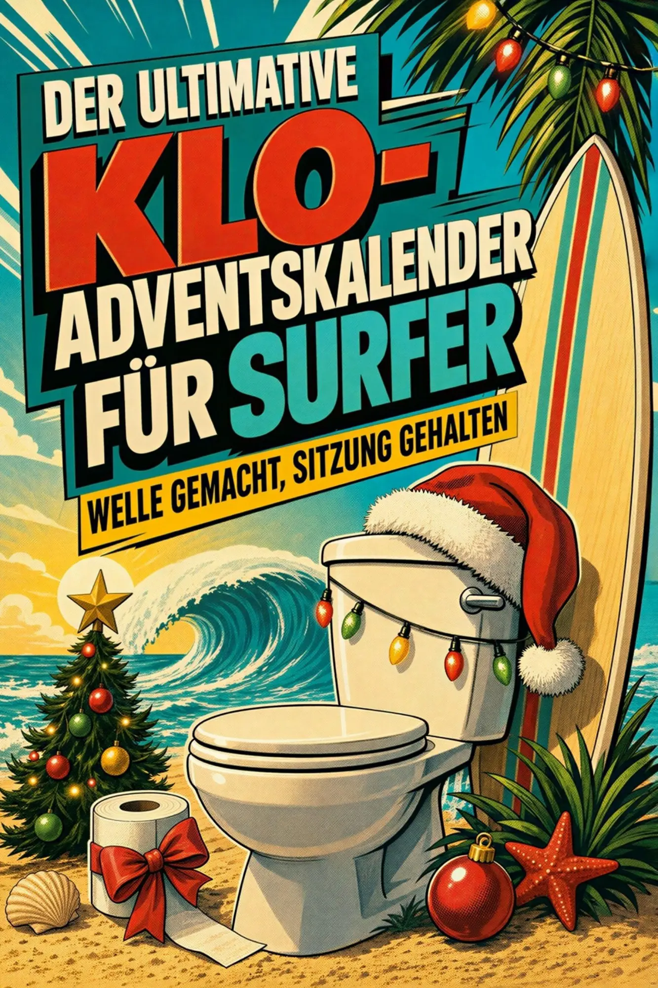 Cover: 9783696111076 | Der ultimative Klo-Adventskalender für Surfer | Jakob Fischer | Buch