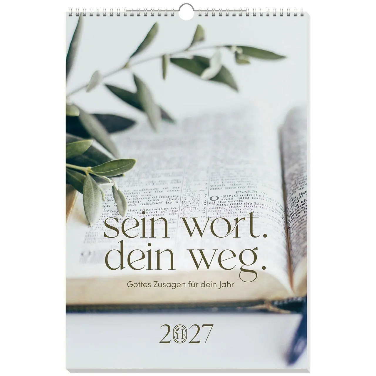 Cover: 9783754831076 | Sein Wort. Dein Weg. 2027 | Gottes Zusagen für dein Jahr | Kalender
