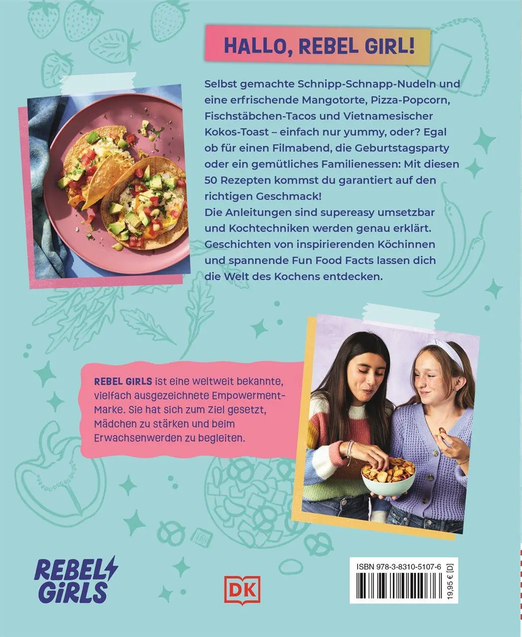 Rückseite: 9783831051076 | Rebel Girls - das Original. Cookbook for Rebel Girls | Kids | Buch
