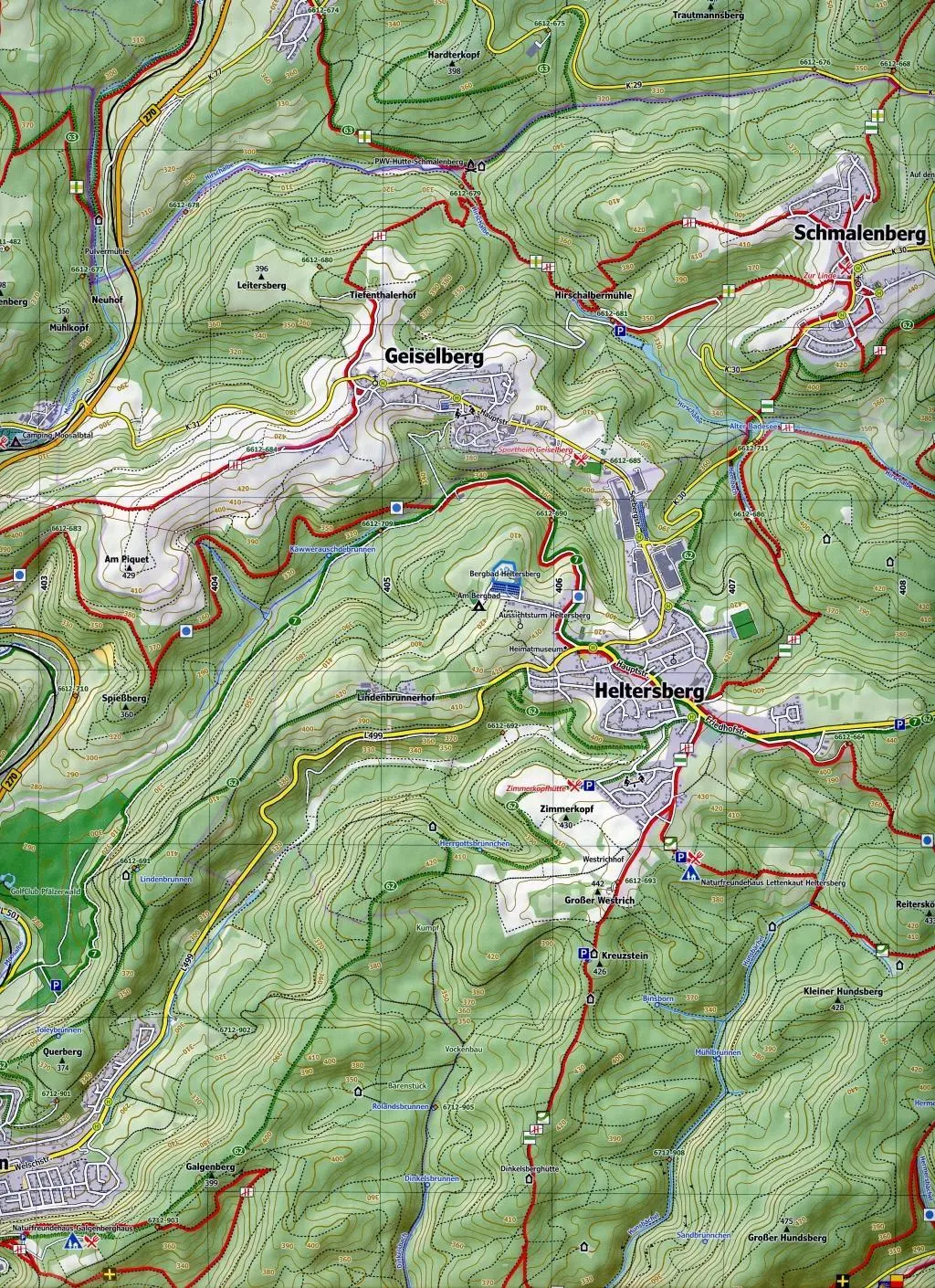 Bild: 9783960991076 | Pfälzerwald 5. Blatt 41-546, 1 : 25 000 | NaturNavi | (Land-)Karte