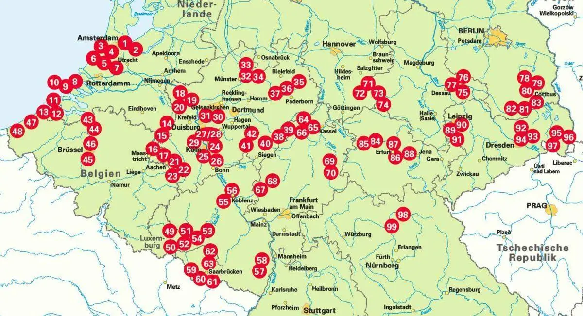 Bild: 9783969901076 | Die 99 schönsten Radtouren für Camper in Deutschlands Mitte,...
