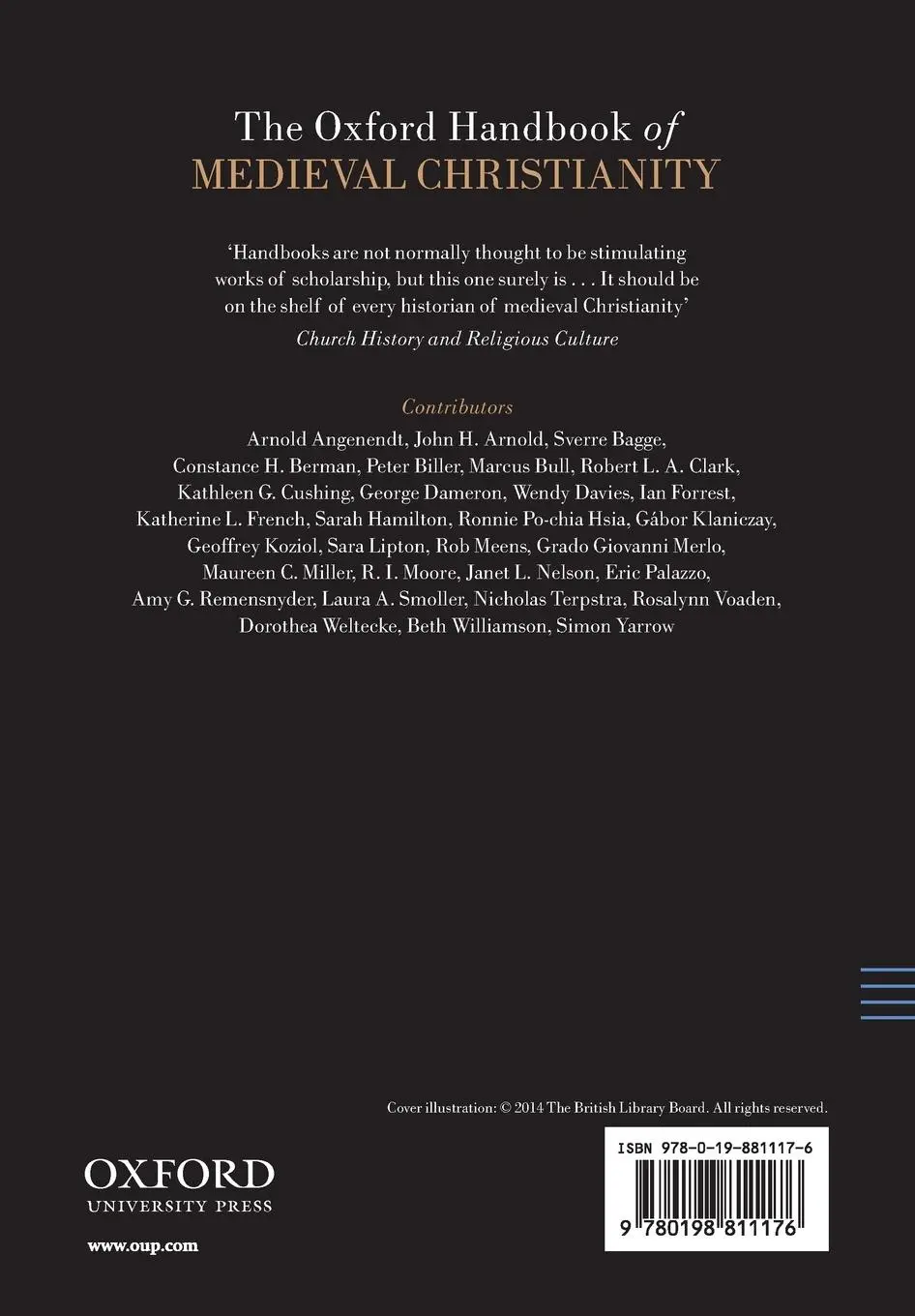 Rückseite: 9780198811176 | The Oxford Handbook of Medieval Christianity | John H. Arnold | Buch