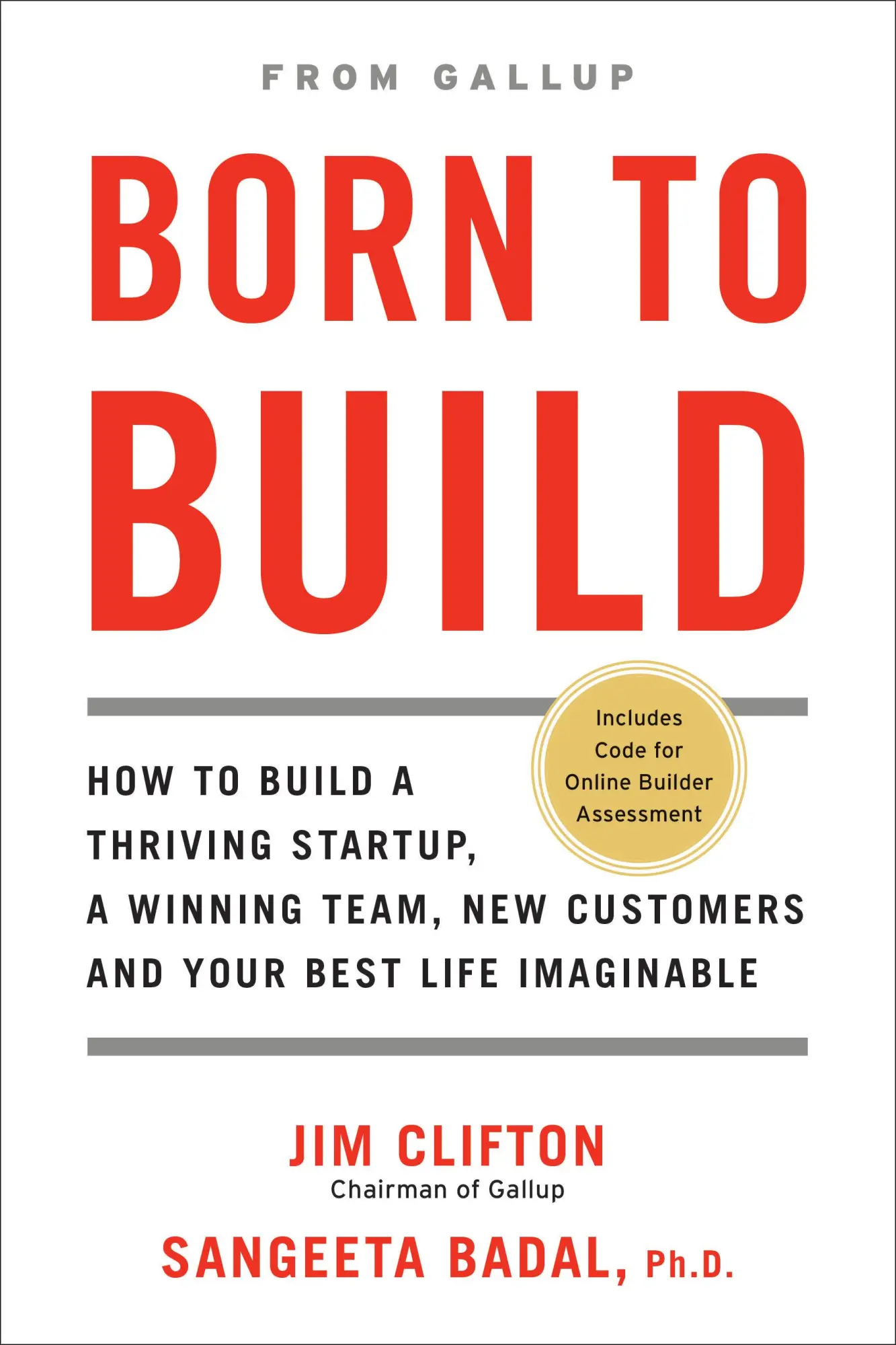 Cover: 9781595621276 | Born to Build | Jim Clifton (u. a.) | Buch | Gebunden | Englisch