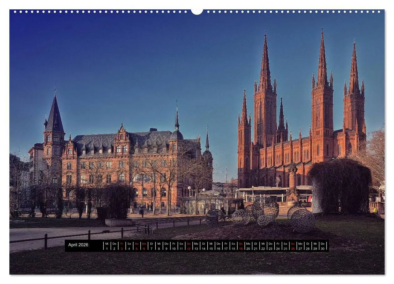 Bild: 9783516071276 | Wiesbaden - Inside (Wandkalender 2026 DIN A2 quer), CALVENDO...