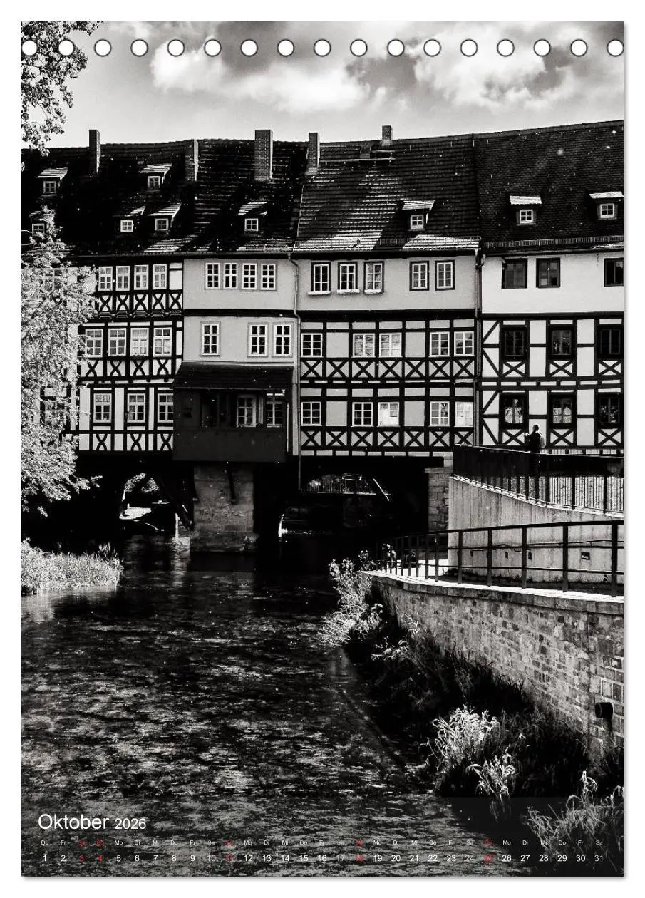 Bild: 9783516451276 | Ein Blick auf Erfurt (Tischkalender 2026 DIN A5 hoch), CALVENDO...