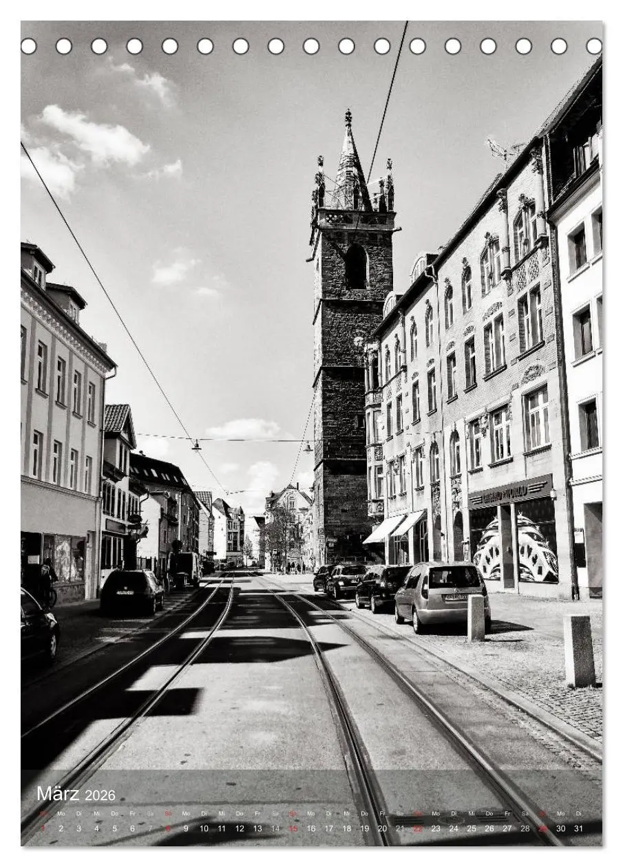 Bild: 9783516451276 | Ein Blick auf Erfurt (Tischkalender 2026 DIN A5 hoch), CALVENDO...