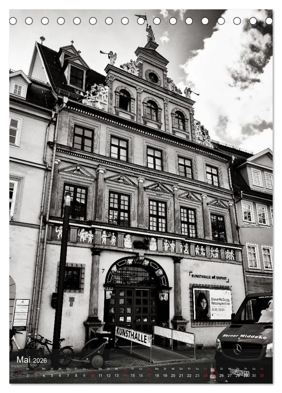 Bild: 9783516451276 | Ein Blick auf Erfurt (Tischkalender 2026 DIN A5 hoch), CALVENDO...