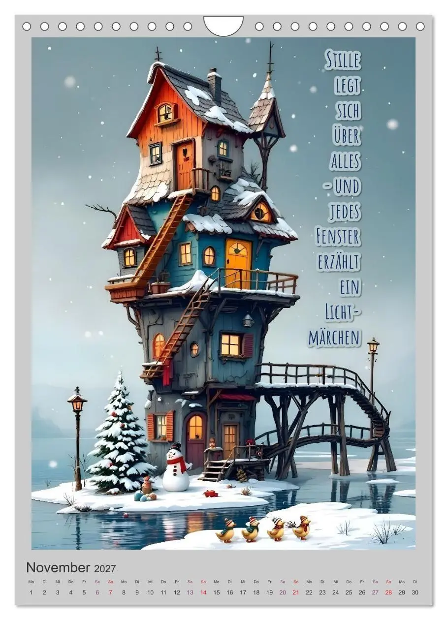 Bild: 9783516901276 | Hausgeflippt (Wandkalender 2027 DIN A4 hoch), CALVENDO Monatskalender