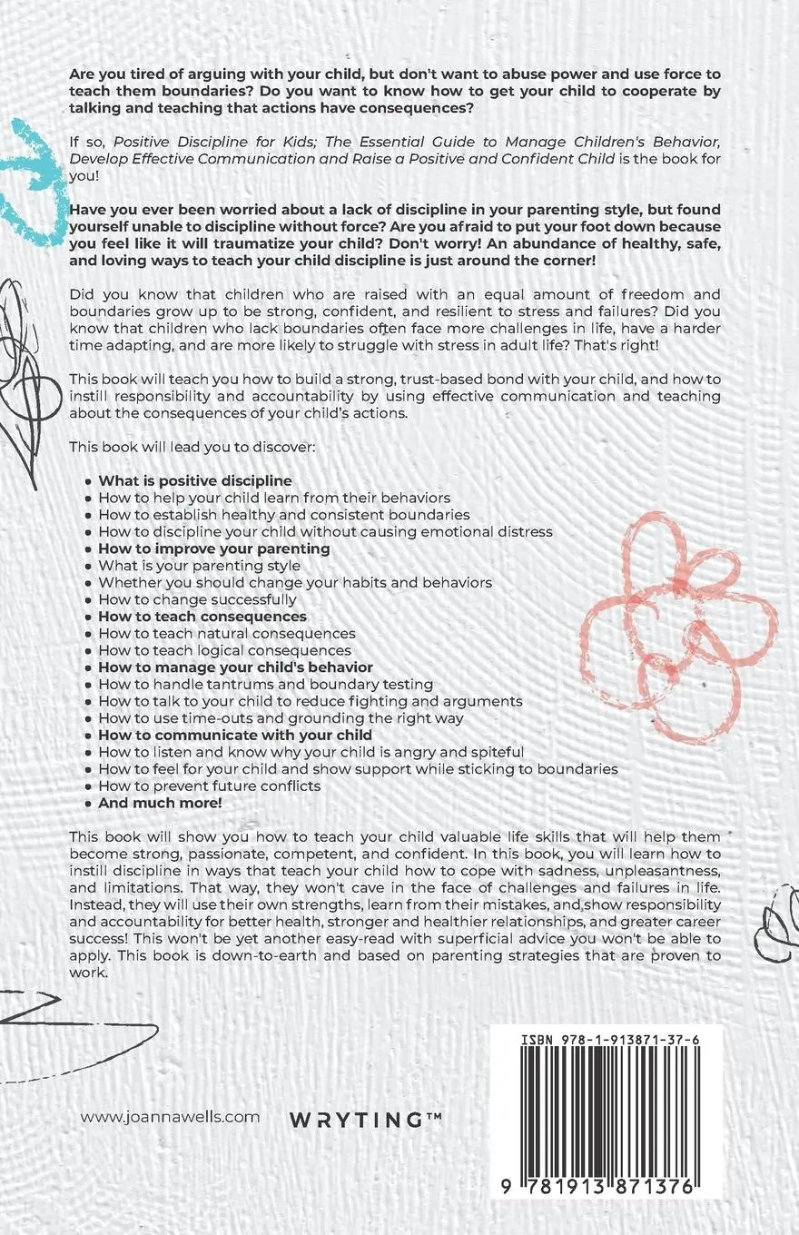Rückseite: 9781913871376 | Positive Discipline for Kids | Joanna Wells | Taschenbuch | Englisch