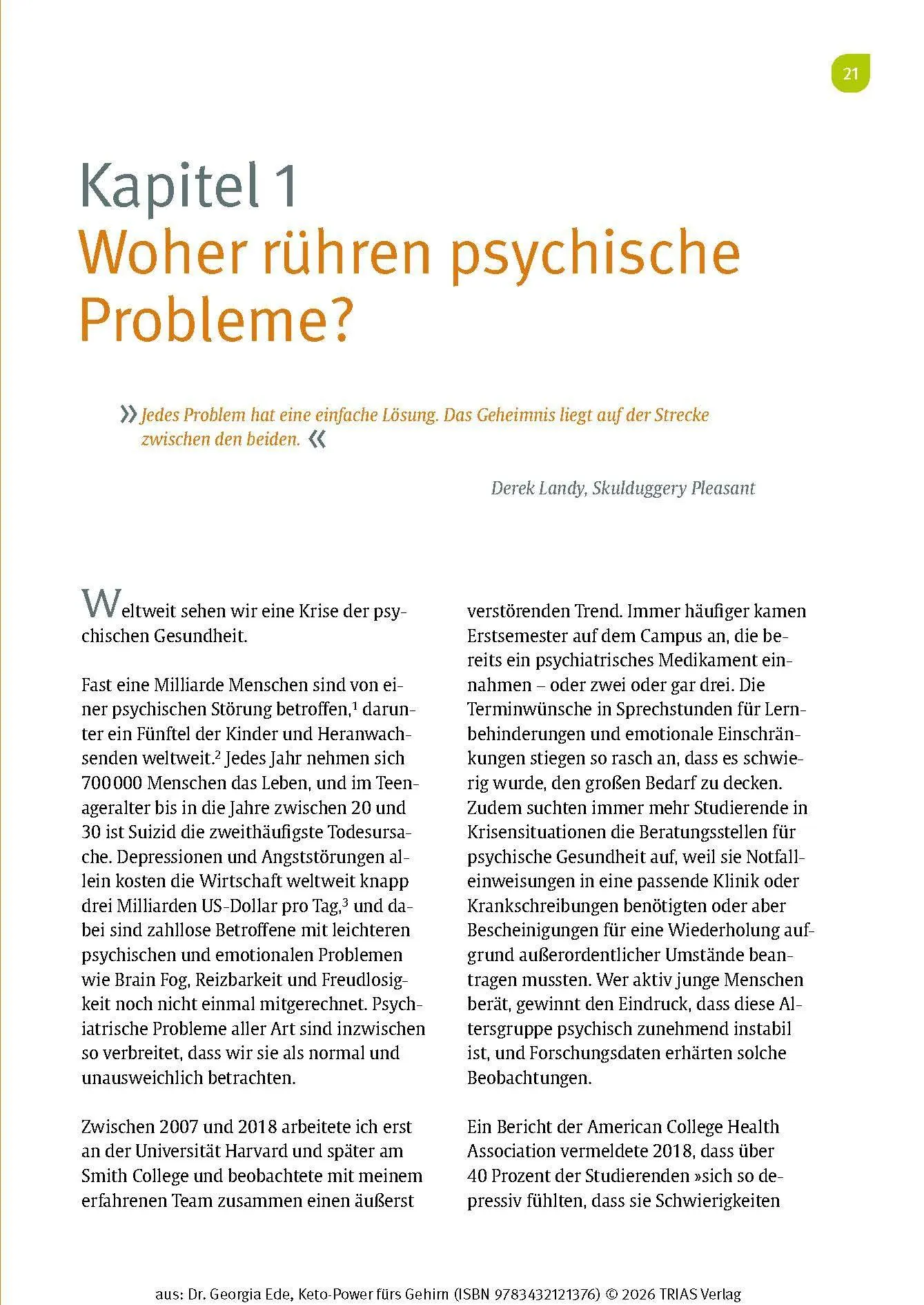 Bild: 9783432121376 | Keto-Power fürs Gehirn | Georgia Ede | Buch | 392 S. | Deutsch | 2026