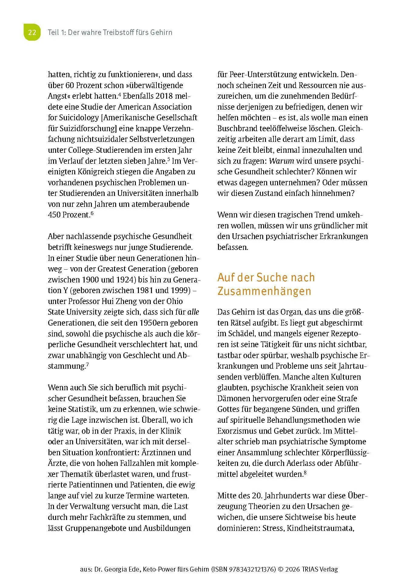 Bild: 9783432121376 | Keto-Power fürs Gehirn | Georgia Ede | Buch | 392 S. | Deutsch | 2026