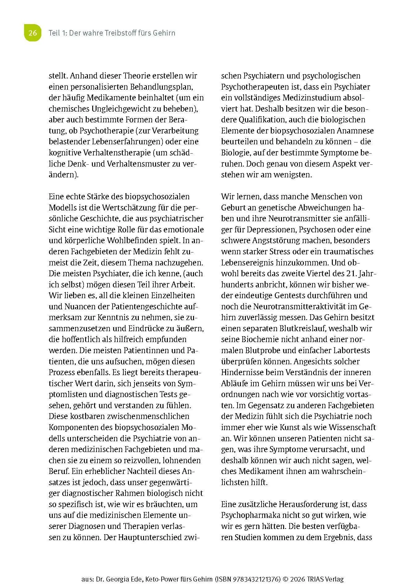 Bild: 9783432121376 | Keto-Power fürs Gehirn | Georgia Ede | Buch | 392 S. | Deutsch | 2026
