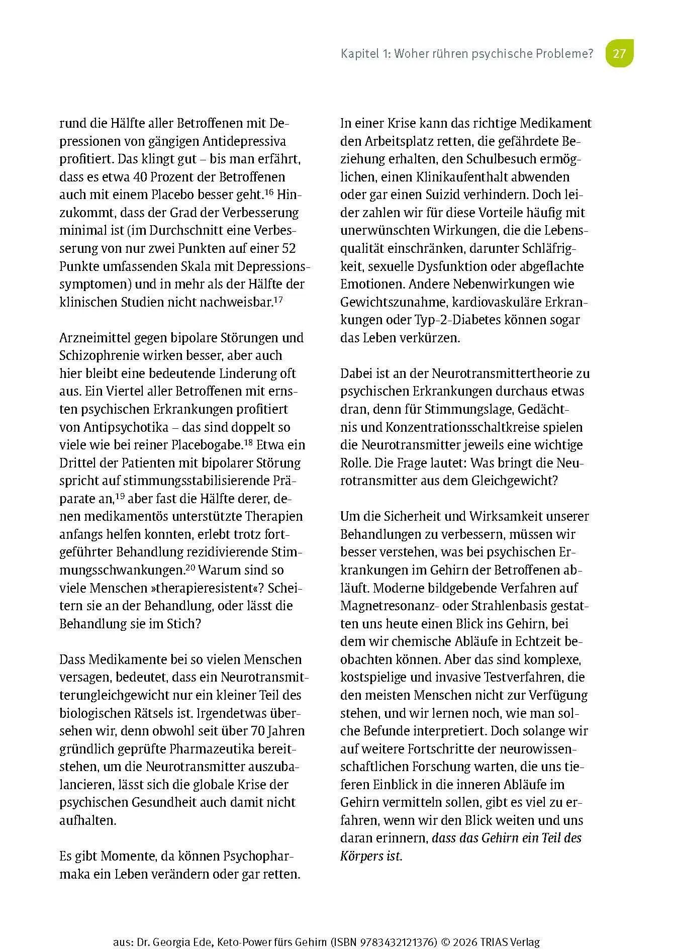 Bild: 9783432121376 | Keto-Power fürs Gehirn | Georgia Ede | Buch | 392 S. | Deutsch | 2026