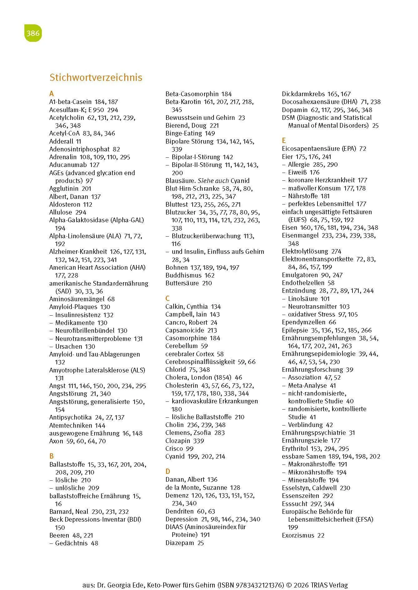 Bild: 9783432121376 | Keto-Power fürs Gehirn | Georgia Ede | Buch | 392 S. | Deutsch | 2026