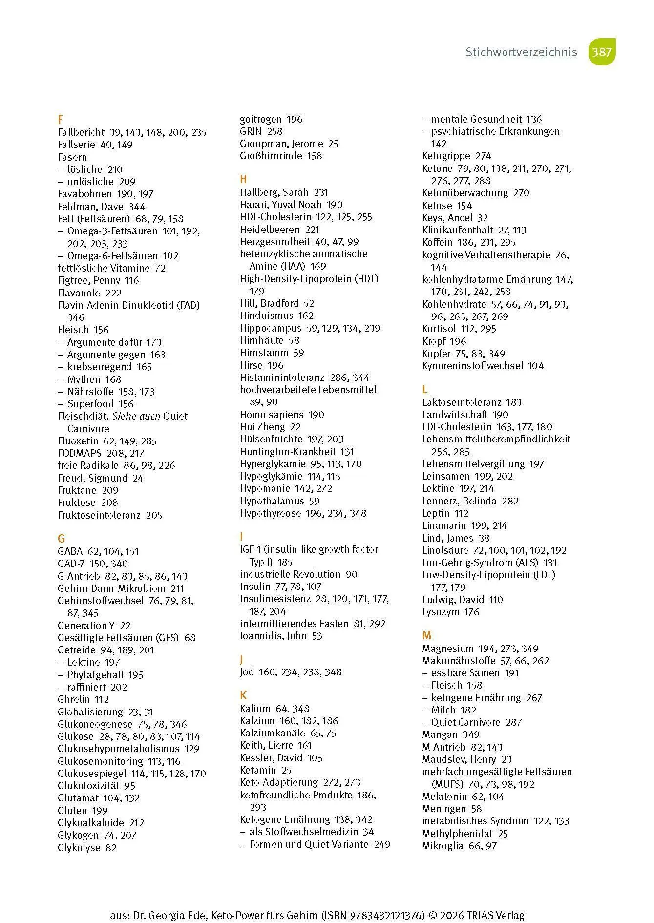Bild: 9783432121376 | Keto-Power fürs Gehirn | Georgia Ede | Buch | 392 S. | Deutsch | 2026