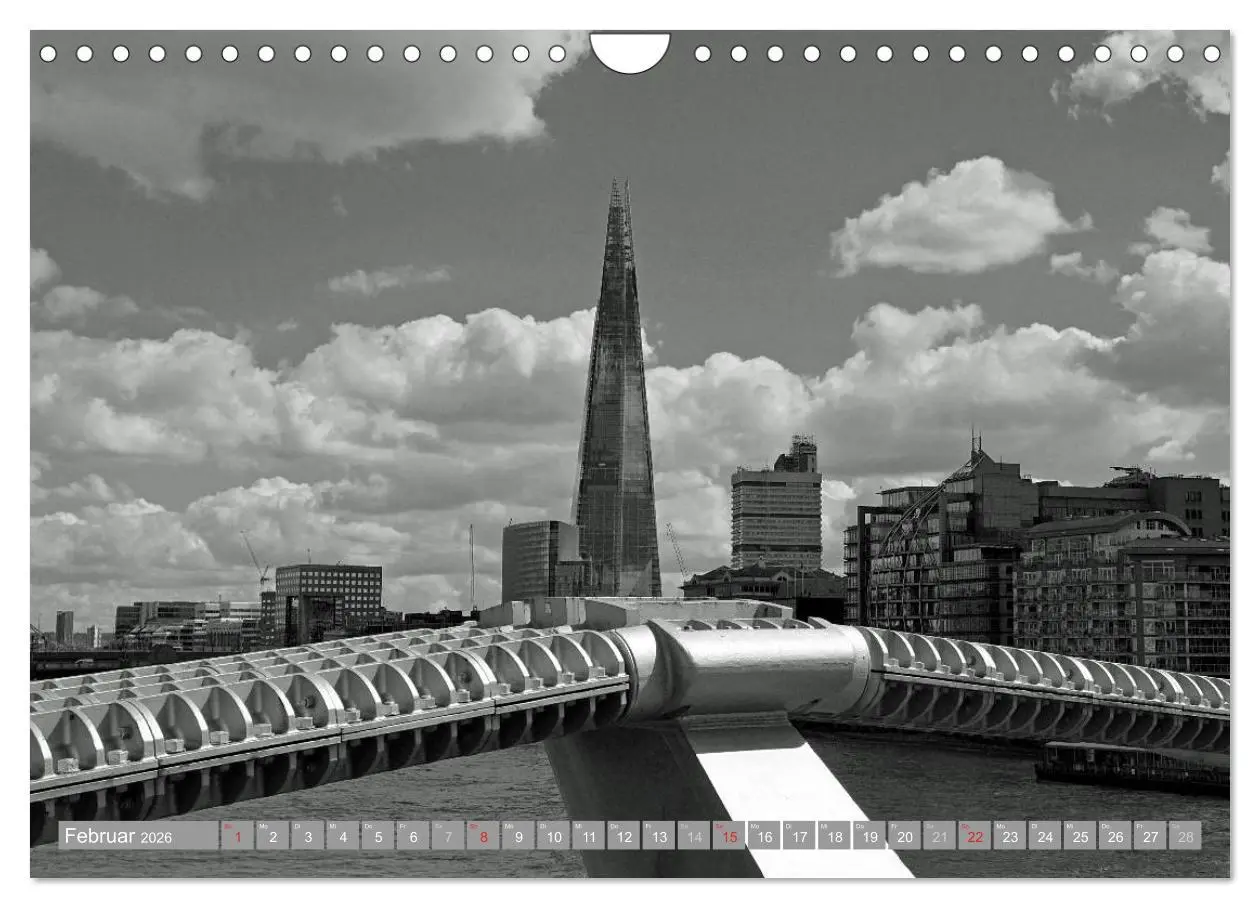 Bild: 9783516131376 | London in Schwarz-Weiß (Wandkalender 2026 DIN A4 quer), CALVENDO...