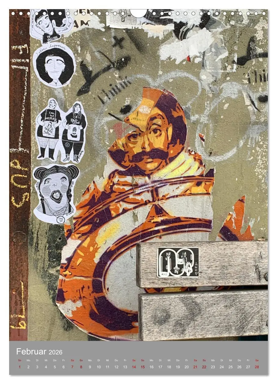 Bild: 9783516371376 | LOVE BERLIN - BUNTE WÄNDE (Wandkalender 2026 DIN A3 hoch), CALVENDO...