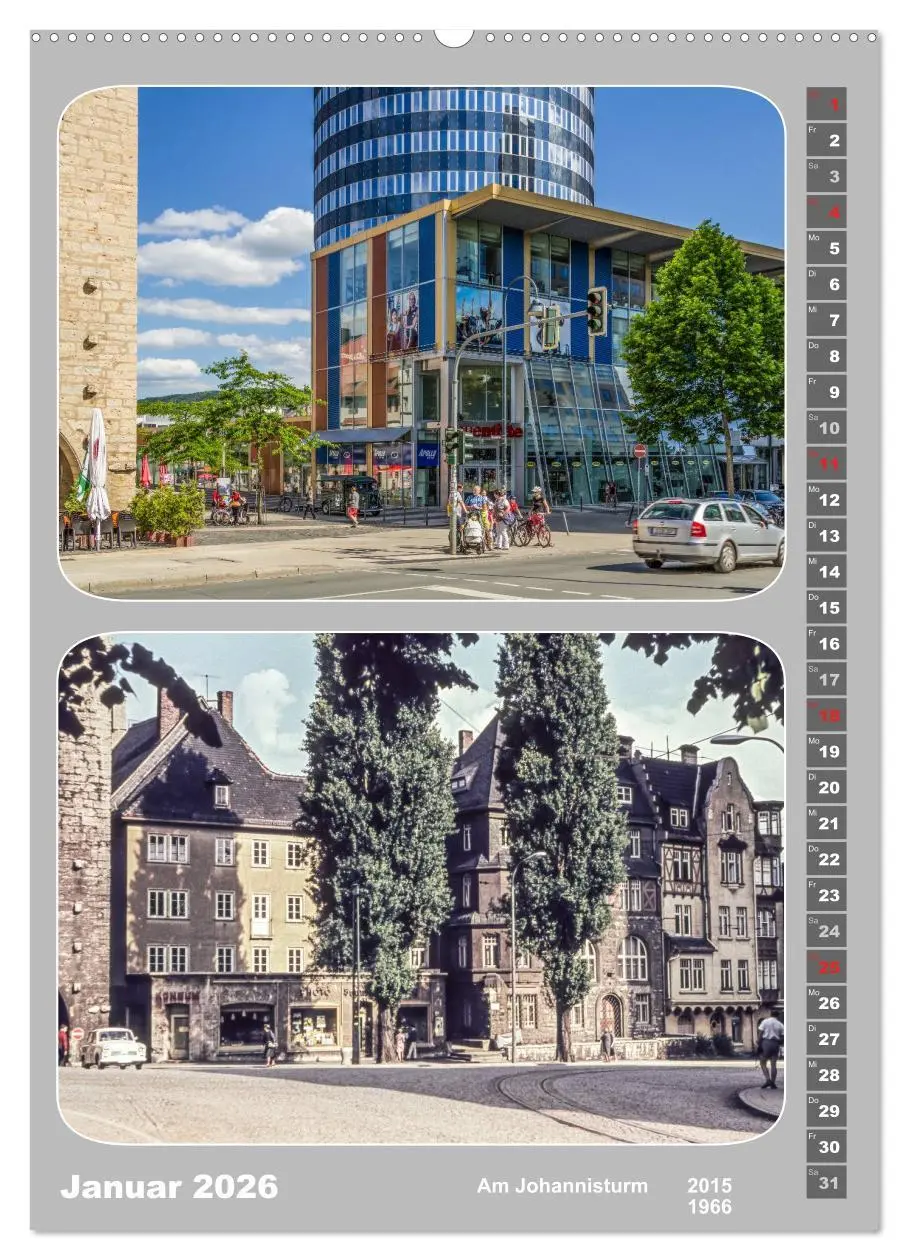 Bild: 9783516441376 | Jena im Wandel (hochwertiger Premium Wandkalender 2026 DIN A2...