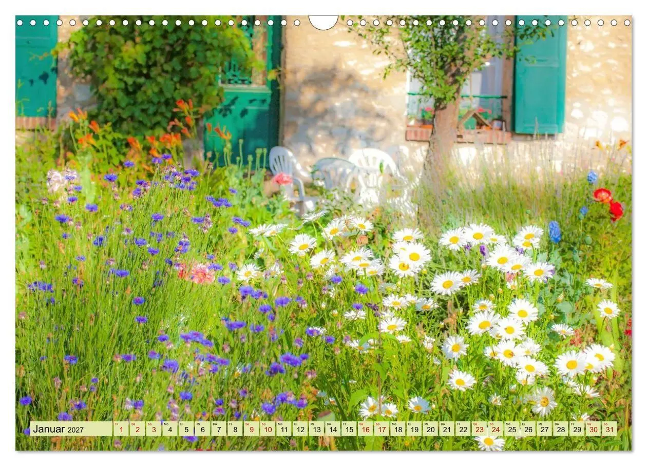 Bild: 9783594351376 | Claude Monet - Sein Garten in sanftem Licht (Wandkalender 2027 DIN...