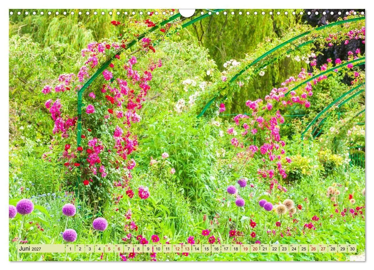 Bild: 9783594351376 | Claude Monet - Sein Garten in sanftem Licht (Wandkalender 2027 DIN...