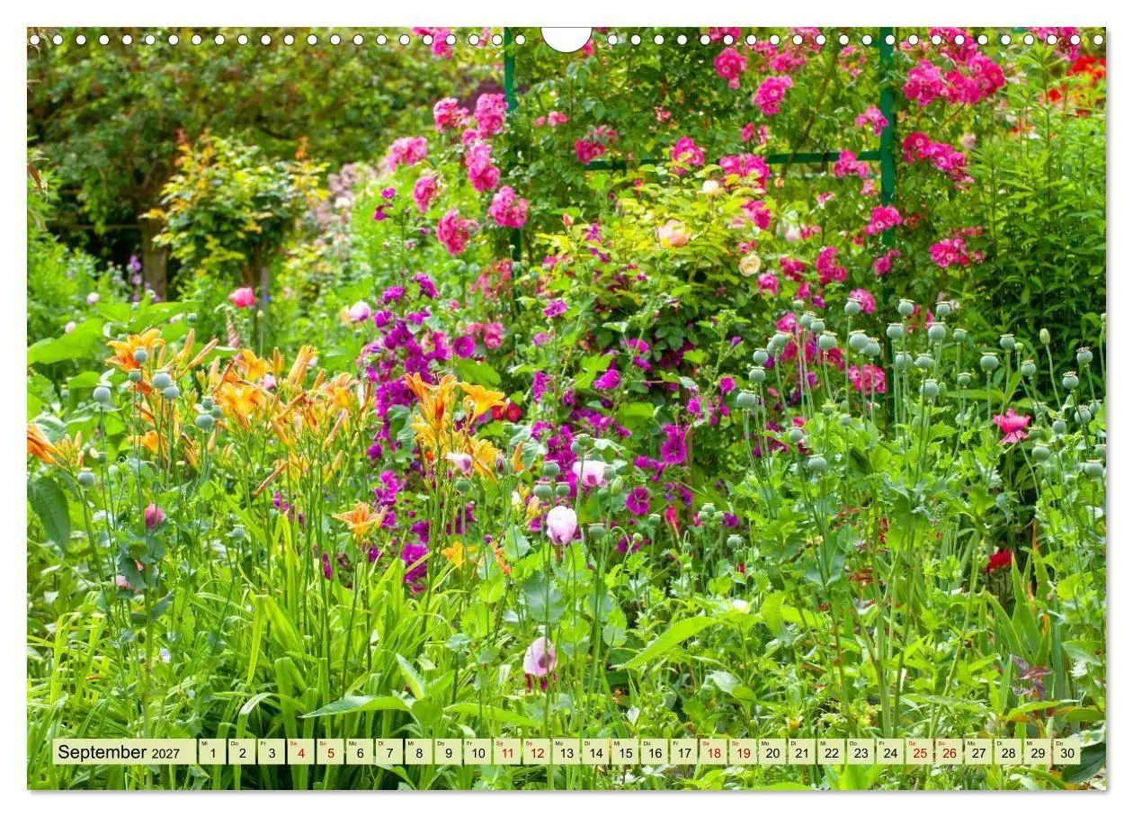 Bild: 9783594351376 | Claude Monet - Sein Garten in sanftem Licht (Wandkalender 2027 DIN...