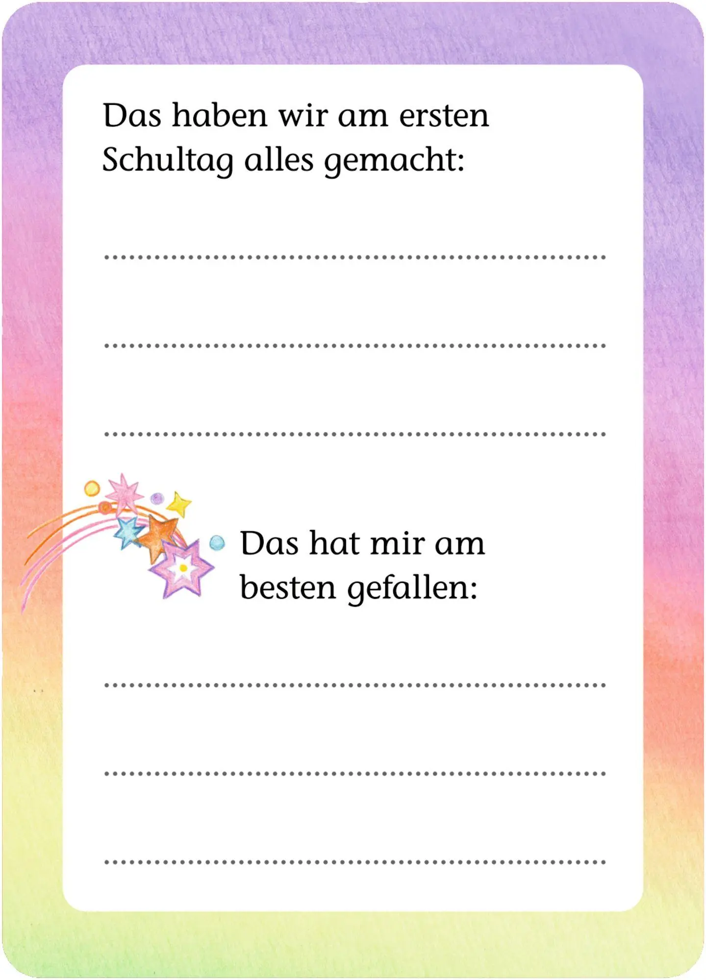 Bild: 4050003971476 | Kartenbox - Meine Rätsel-Witze-Box zum Schulstart | Einhorn Paradies