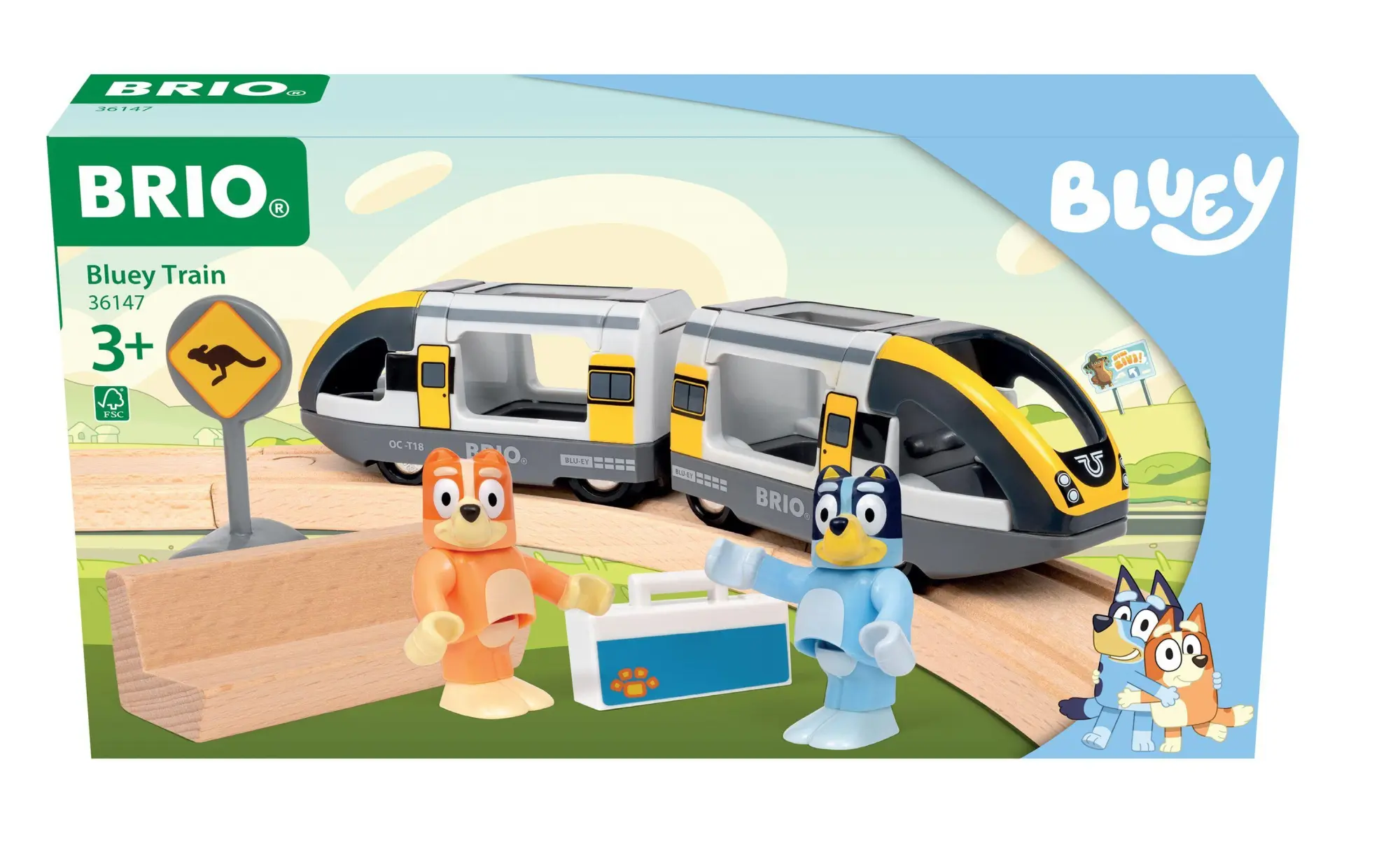 Cover: 7312350361476 | BRIO World - 36147 Bluey Reisezug Spielzeugeisenbahn für Mädchen...