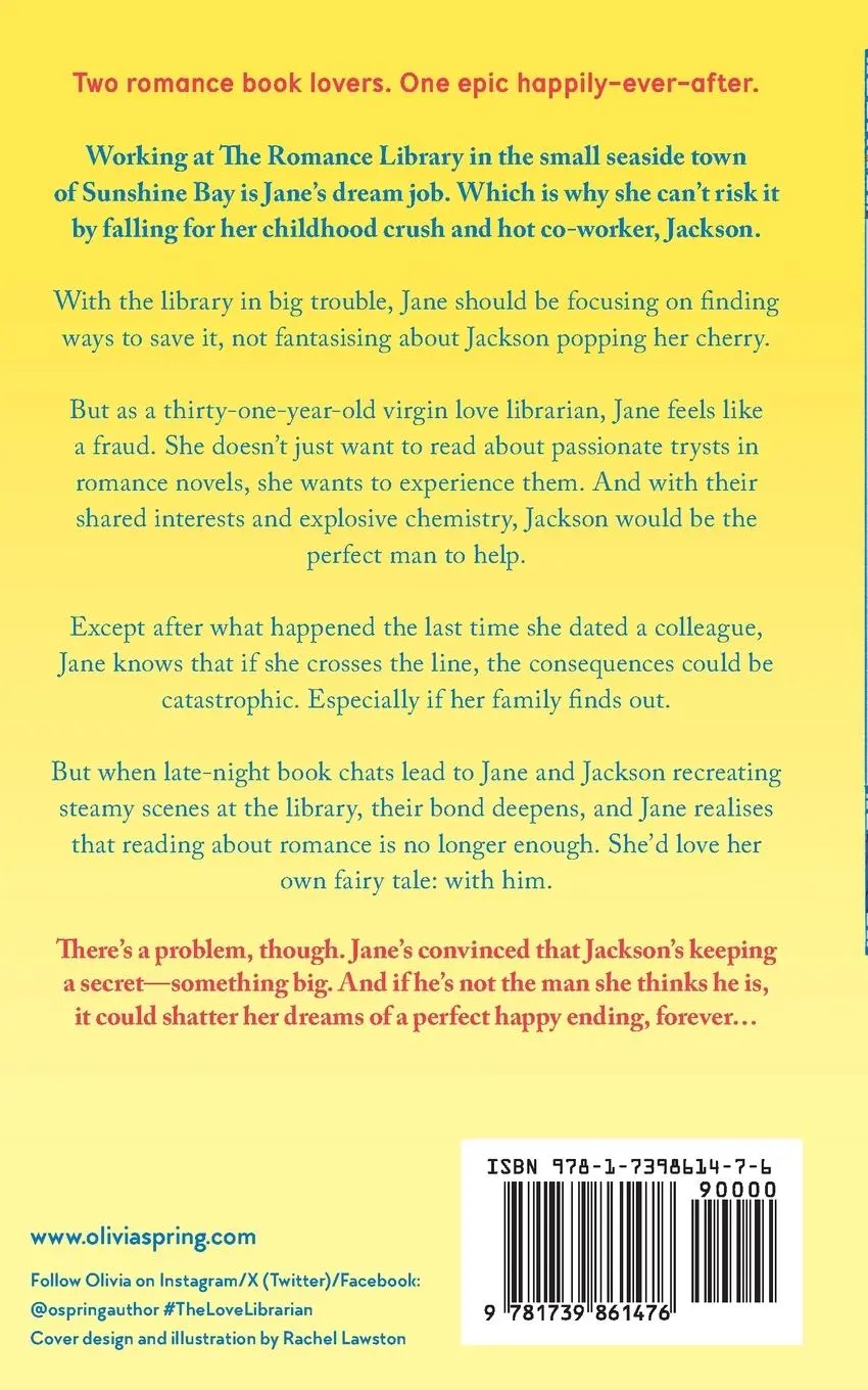 Rückseite: 9781739861476 | The Love Librarian | Olivia Spring | Taschenbuch | Englisch | 2025