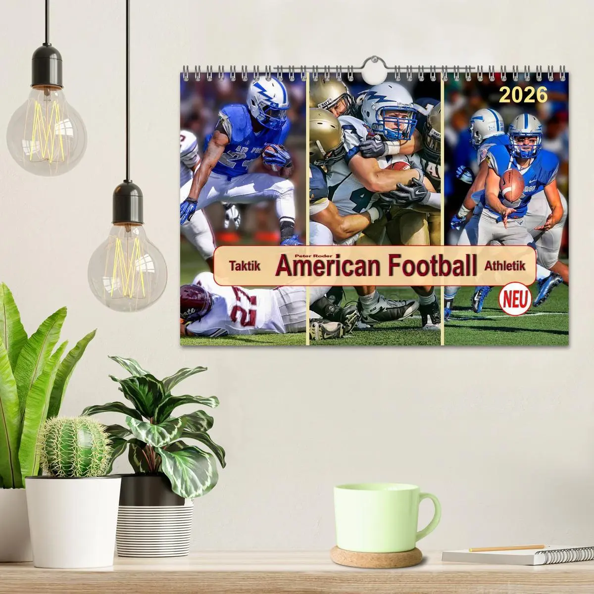 Bild: 9783457961476 | American Football - Taktik und Athletik (Wandkalender 2026 DIN A4...