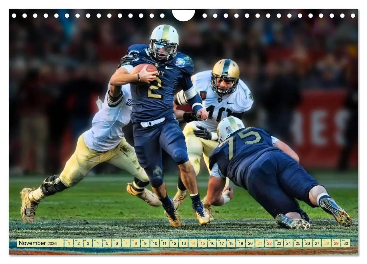 Bild: 9783457961476 | American Football - Taktik und Athletik (Wandkalender 2026 DIN A4...