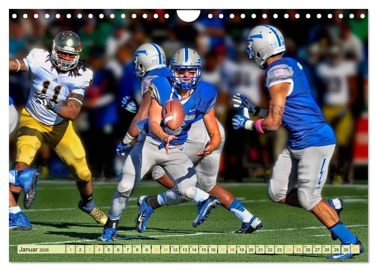 Bild: 9783457961476 | American Football - Taktik und Athletik (Wandkalender 2026 DIN A4...
