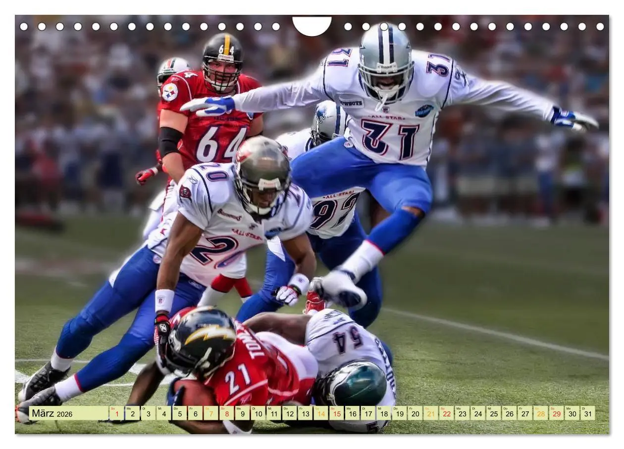 Bild: 9783457961476 | American Football - Taktik und Athletik (Wandkalender 2026 DIN A4...