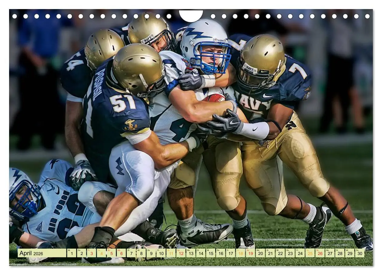 Bild: 9783457961476 | American Football - Taktik und Athletik (Wandkalender 2026 DIN A4...