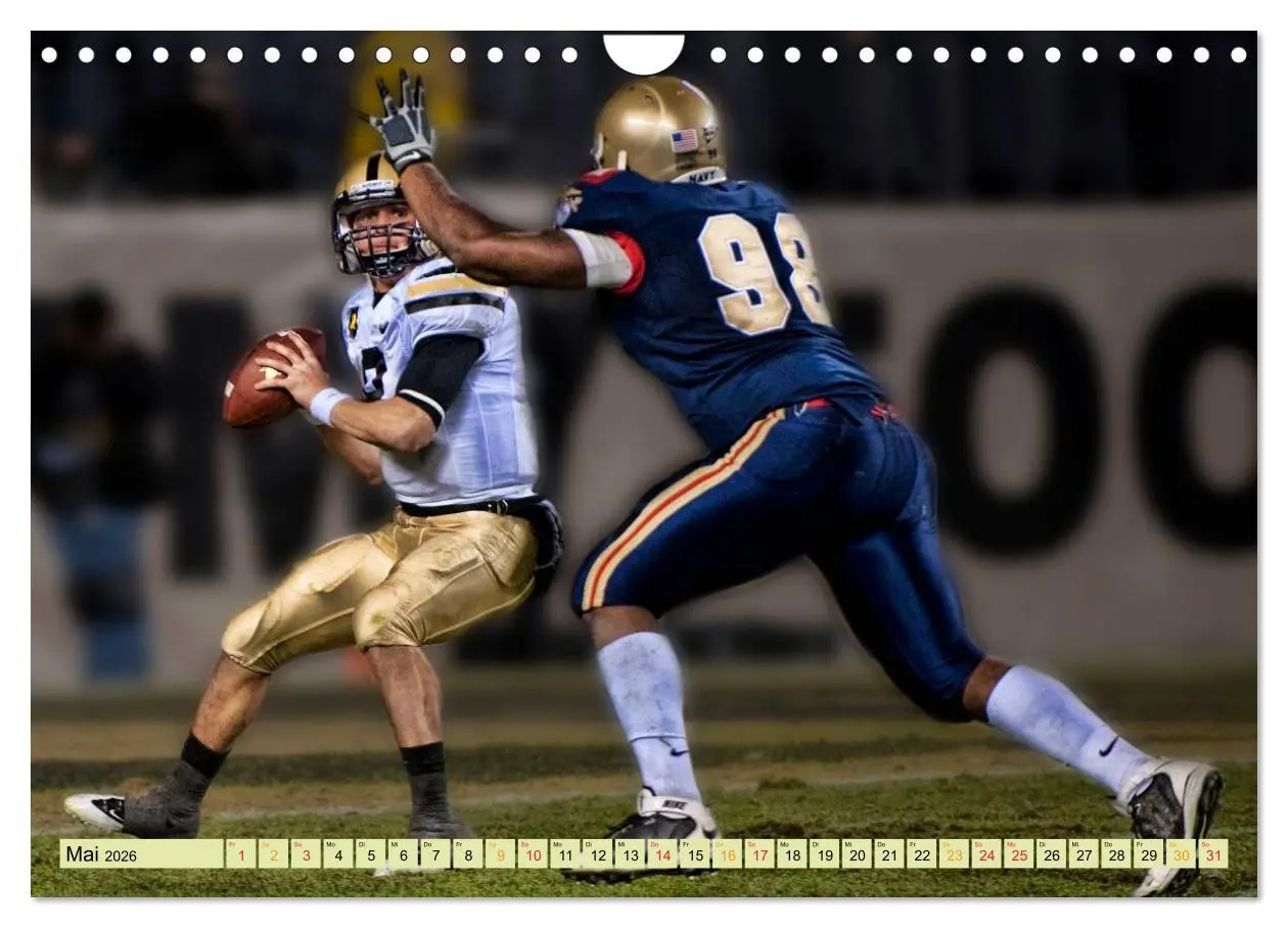 Bild: 9783457961476 | American Football - Taktik und Athletik (Wandkalender 2026 DIN A4...