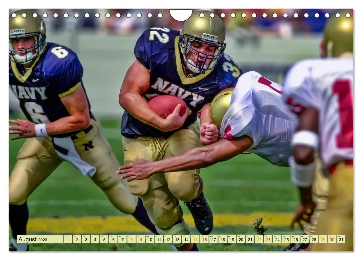 Bild: 9783457961476 | American Football - Taktik und Athletik (Wandkalender 2026 DIN A4...