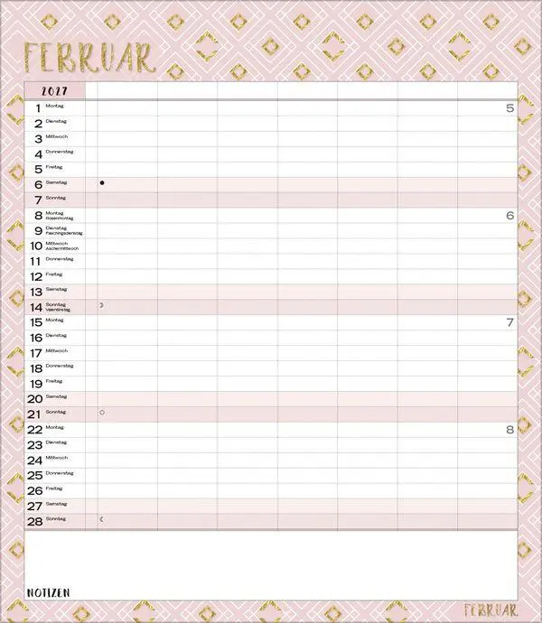 Bild: 9783819301476 | Multiplaner - Time for glamour 2027 | Verlag Korsch | Kalender | 14 S.