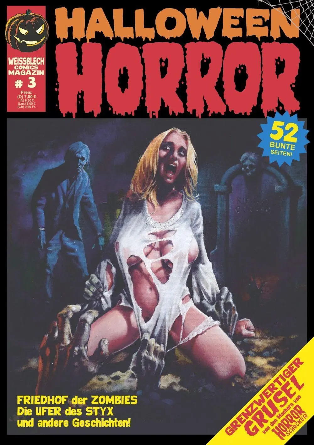 Cover: 9783869591476 | Weissblech Comics Magazin 3 | Halloween Horror | Levin Kurio (u. a.)