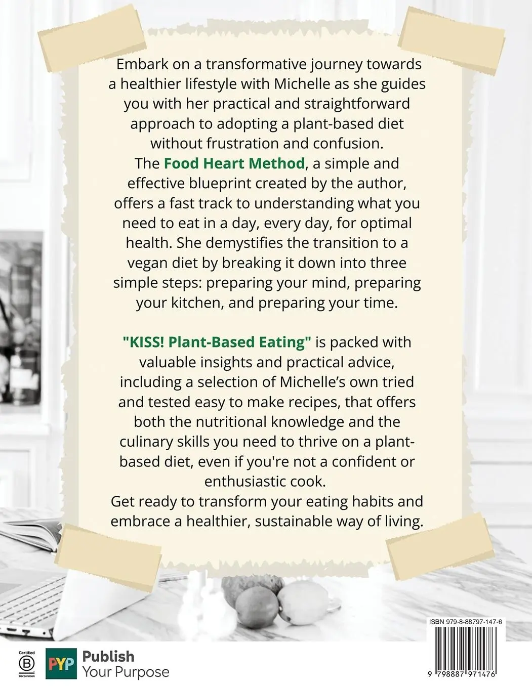 Rückseite: 9798887971476 | KISS! | Plant-Based Eating &amp; Kick-Starter Recipes | Garrett-Chambers