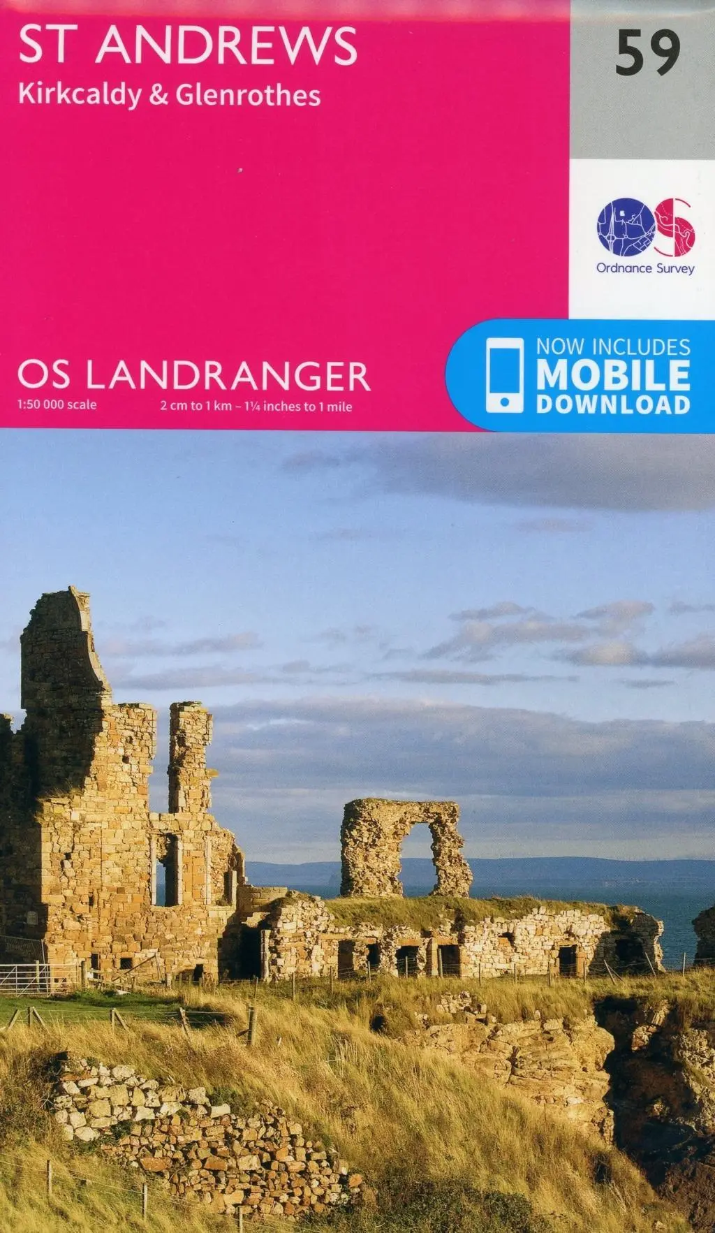 Cover: 9780319261576 | St Andrews, Kirkcaldy &amp; Glenrothes | Ordnance Survey | (Land-)Karte