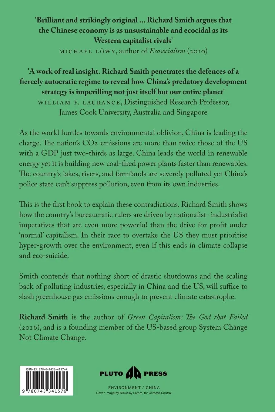 Rückseite: 9780745341576 | China's Engine of Environmental Collapse | Richard Smith | Taschenbuch