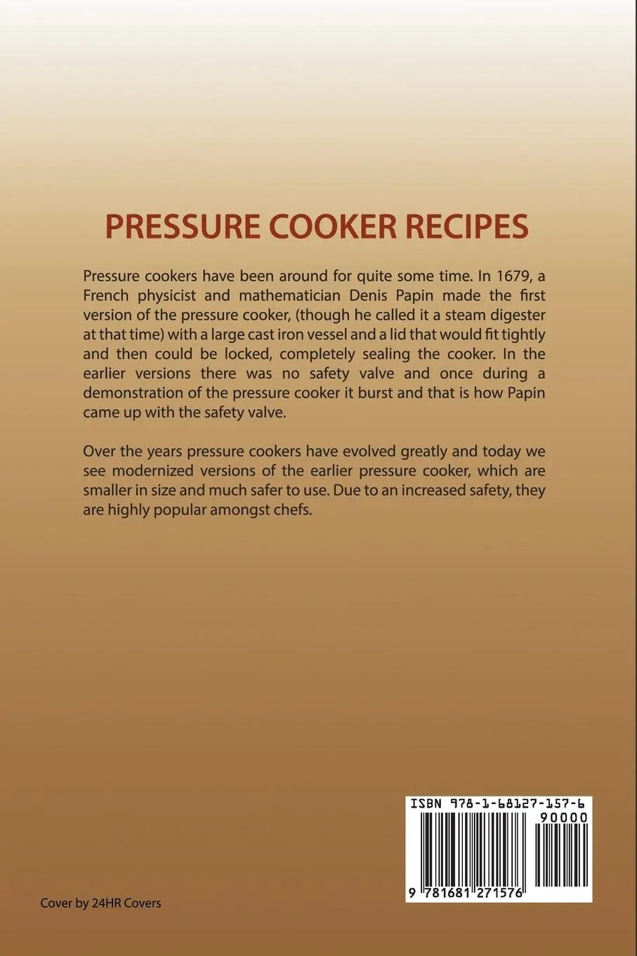 Rückseite: 9781681271576 | Pressure Cooker Recipes | Valerie Alston | Taschenbuch | Englisch