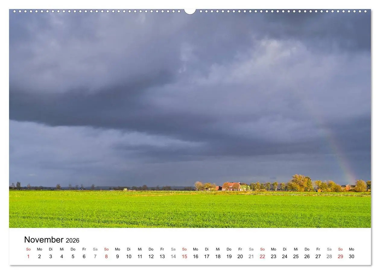 Bild: 9783516111576 | Dithmarschen - Der Landkreis (Wandkalender 2026 DIN A2 quer),...