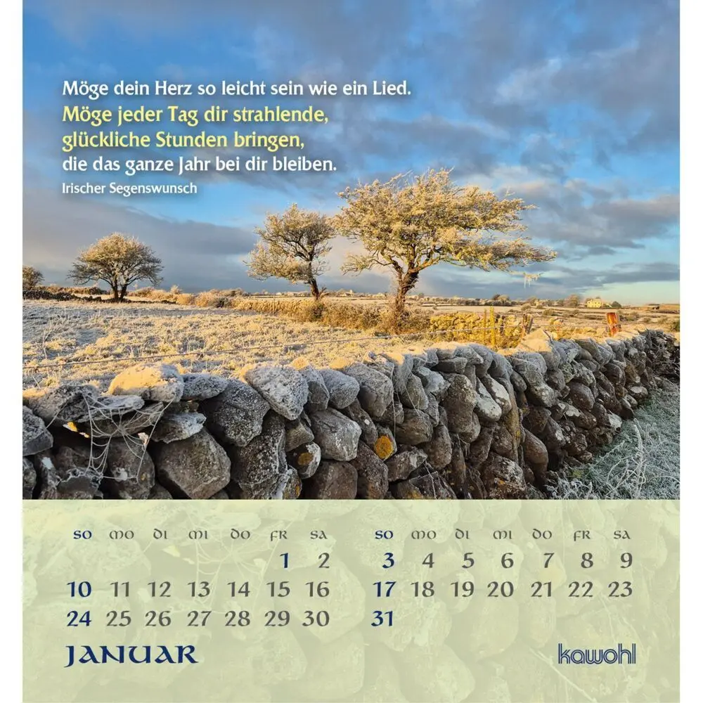 Bild: 9783754881576 | Tiefen Frieden wünsche ich dir 2027 | Kalender | Spiralbindung | 14 S.